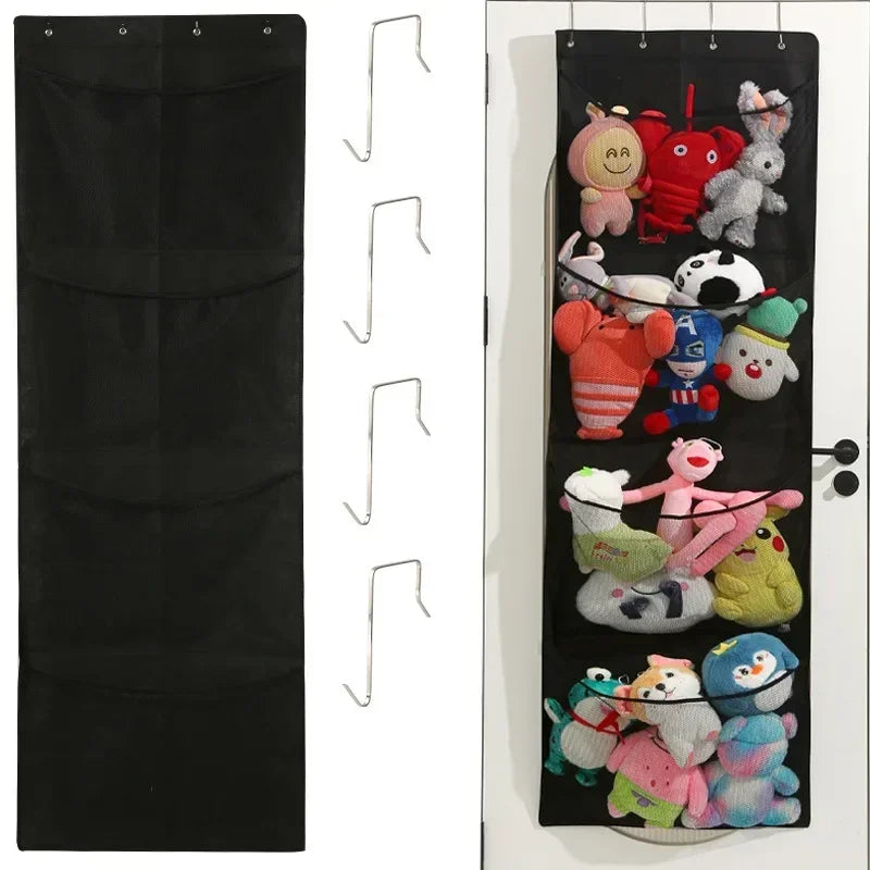 Spielzeug-Organizer zum Aufhängen – Hängendes Netz für Kuscheltiere und Babyspielzeug